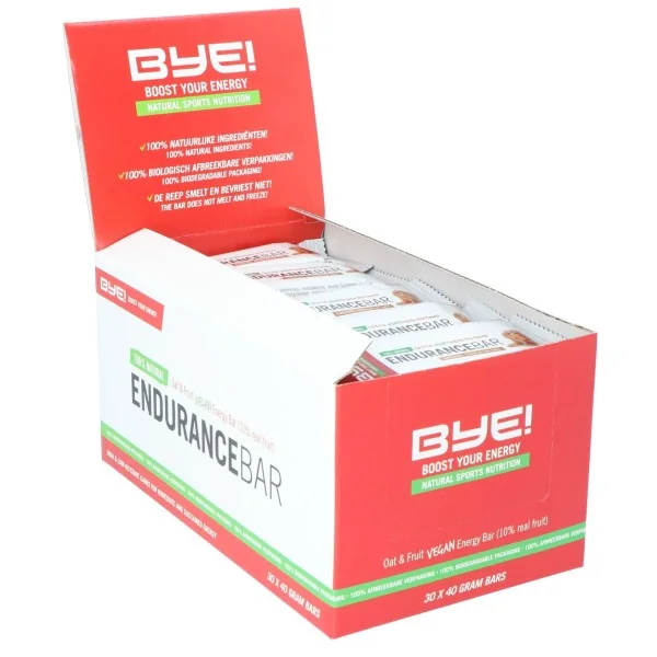 BYE! Endurance bar caramel / himalaya salt - 40 gram (doos à 30 stuks)