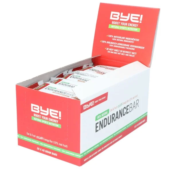 BYE! Endurance bar caramel / himalaya salt - 40 gram (doos à 30 stuks)