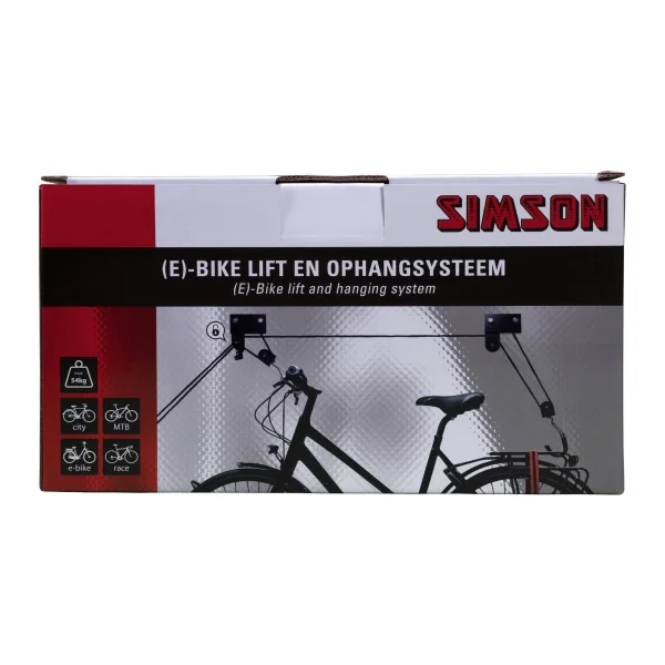 Simson (E)-bike lift en ophangsysteem
