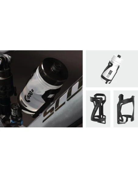 Bidonhouder Polisport Side Cage - wit