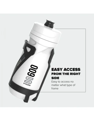 Bidonhouder Polisport Side Cage - wit