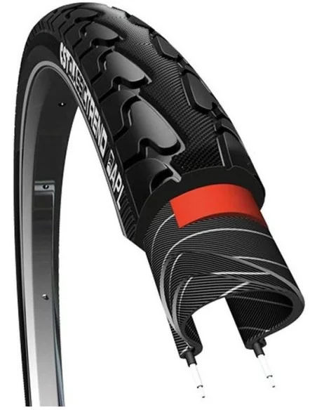 Buitenband CST Trend 28 x 1,40" / 37-622 mm - zwart met reflectie