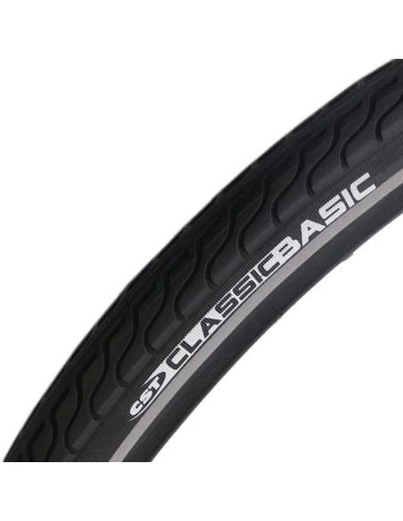 Buitenband CST Basic 28 x 1.40" / 37-622 mm - zwart met reflectie