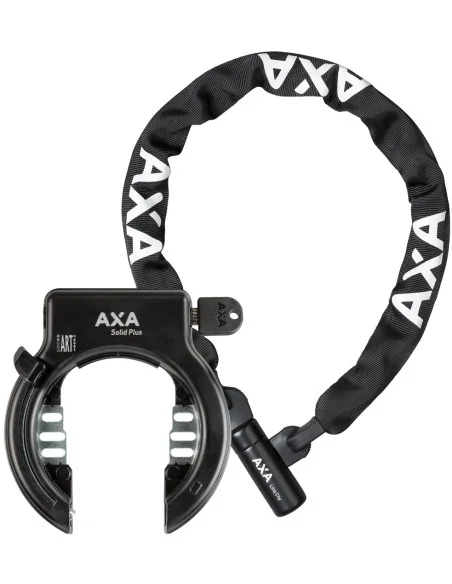 Set Ringslot Axa Solid Plus + Axa Linq City 100/7 - zwart