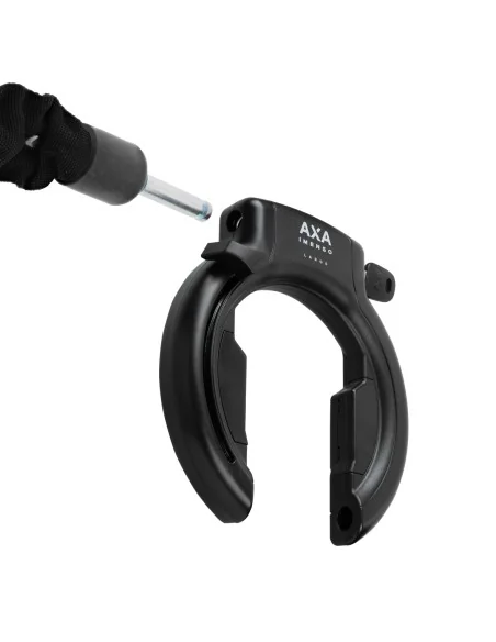 Ringslot Axa Imenso Large Retractable - zwart