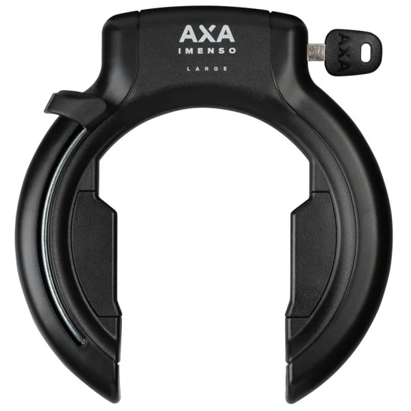 Ringslot Axa Imenso Large Retractable - zwart