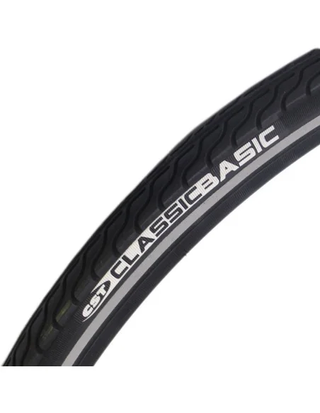 Buitenband CST Basic 28 x 1.25" / 32-622 mm - zwart met reflectie