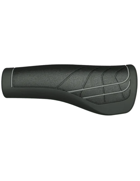 Handvatset Herrmans Line DD36 125/90 mm - grijs/zwart