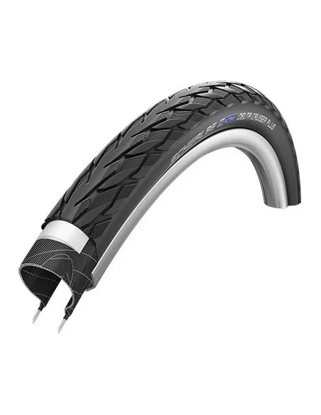 Buitenband Schwalbe Delta Cruiser Plus K-Guard 28 x 1.25" / 32-622 mm - zwart met reflectie