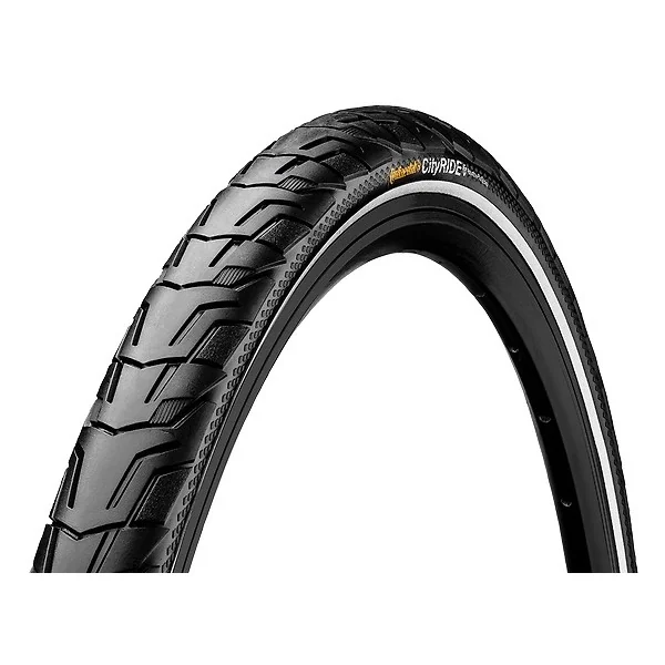Buitenband Continental Ride City Puncture ProTection 28 x 1.60" / 42-622 - zwart met reflectie