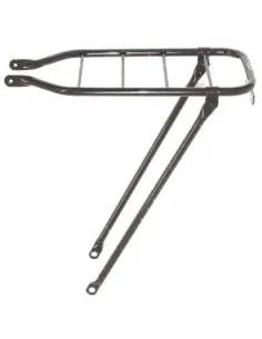 Achterdrager 28" Steco met scharnierbare poten - zwart