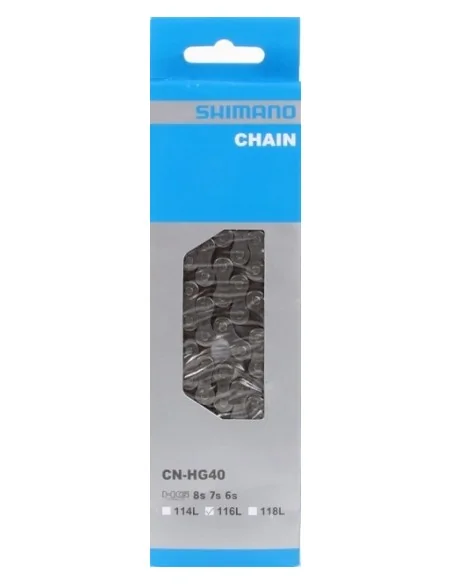 Ketting 6/7/8 speed Shimano HG40 met 116 schakels