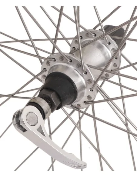 Achterwiel Rodi 28 inch / 622x19 - Skorpion - 36 gaats FM32 - 8/9 speed naaf + QR - zilver