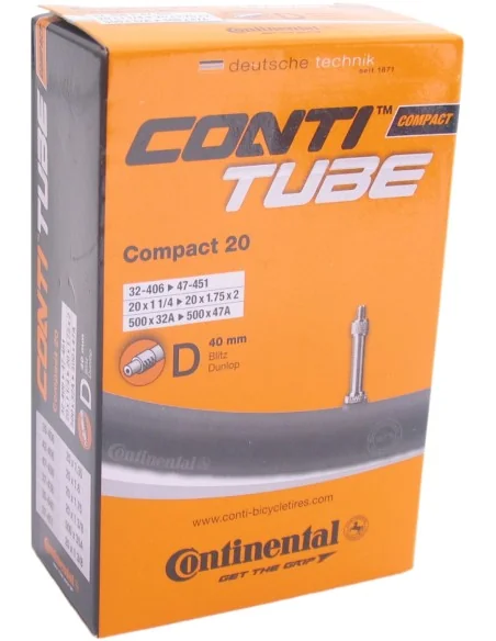 Binnenband Continental 20" Compact - 32-406 - 47-451 - DV40mm ventiel
