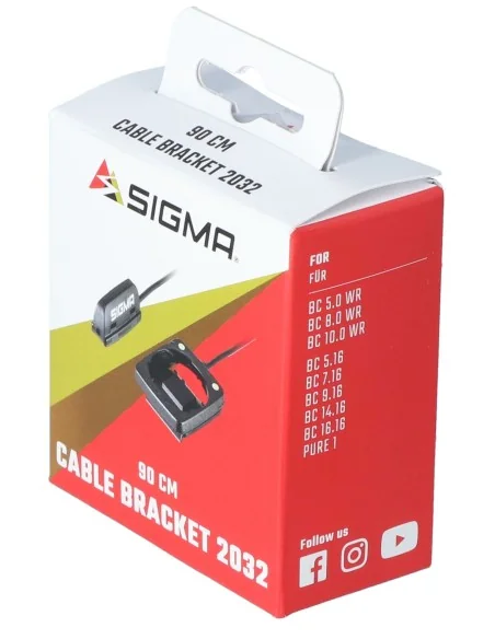 Fietscomputer houder Sigma 2032 met 90 cm kabel