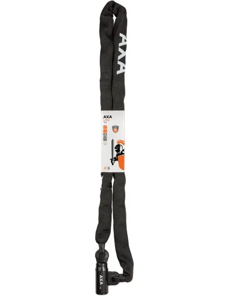 Kettingslot Axa Linq ART 2 - 180-9.5 met polyester hoes - zwart