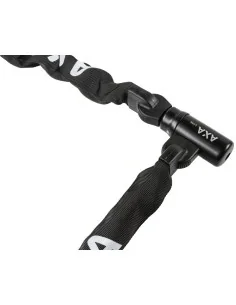 Kettingslot Axa Linq ART 2 - 180-9.5 met polyester hoes - zwart 2