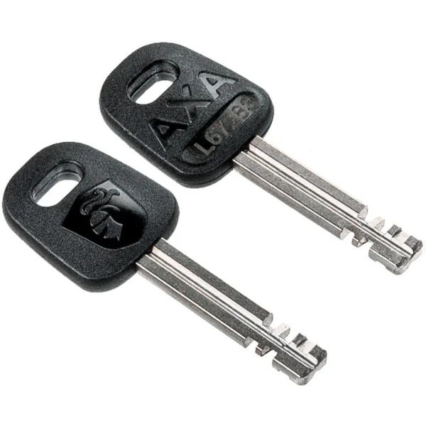 Kettingslot Axa Linq ART 2 - 180-9.5 met polyester hoes - zwart