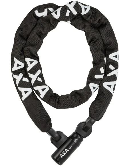 Kettingslot Axa Linq ART 2 - 180-9.5 met polyester hoes - zwart
