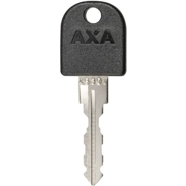 Ringslot Axa Solid Retractable met uitneembare sleutel - zwart