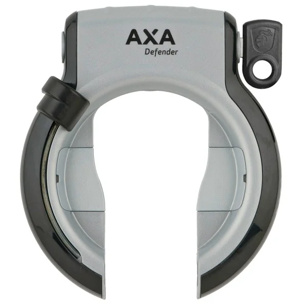 Ringslot Axa Defender Retractable - grijs / mat zwart