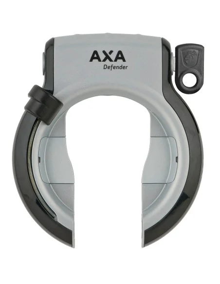 Ringslot Axa Defender Retractable - grijs / mat zwart