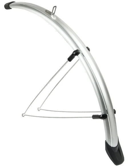 Spatbordset Eurofender Rapido 28" x 46 mm - zilver