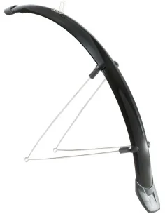 Spatbordset Eurofender Rapido 28" x 46 mm - zwart