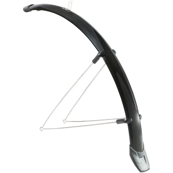 Spatbordset Eurofender Rapido 28" x 46 mm - zwart