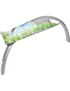 Spatbordset Eurofender Rapido 28" x 46 mm - smoke / titanium