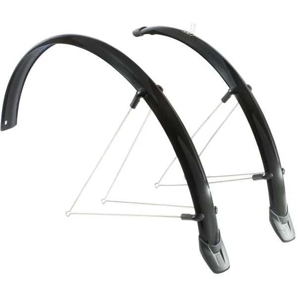 Spatbordset Eurofender Rapido 26" x 51 mm - zwart