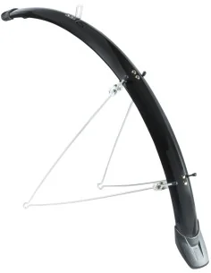 Spatbordset Eurofender Elegance 28" x 46 mm - zwart