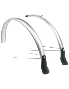 Spatbordset Eurofender Elegance 28" x 46 mm - smoke / titanium