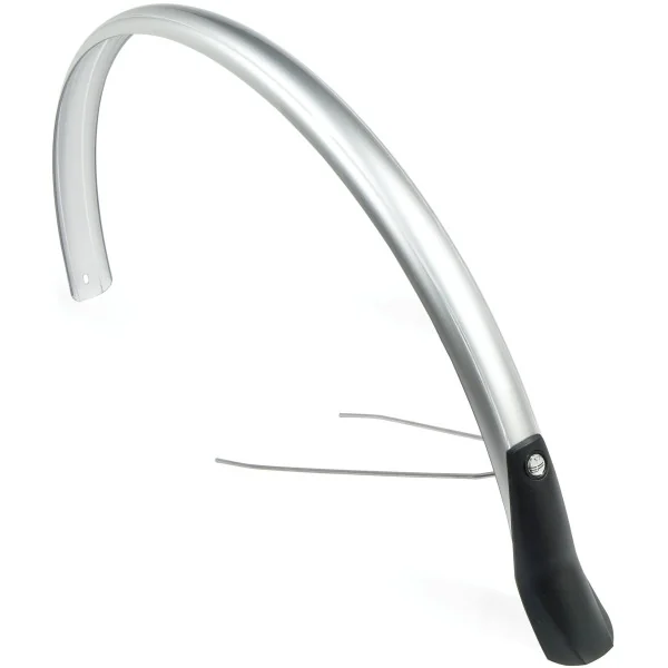 Spatbordset Eurofender Snello 28" x 46 mm - zilver