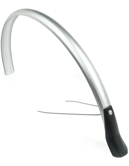 Spatbordset Eurofender Snello 28" x 46 mm - zilver