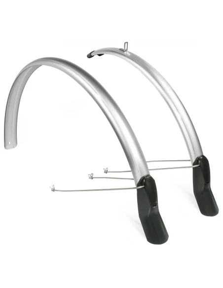 Spatbordset Eurofender Snello 28" x 46 mm - smoke / titanium