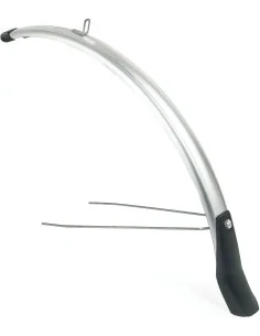 Spatbordset Eurofender Snello 28" x 51 mm - zilver