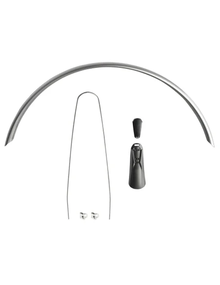 Achterspatbord Eurofender Snello 28" x 46 mm - smoke / titanium