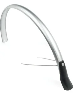 Achterspatbord Eurofender Snello 28" x 51 mm - zilver