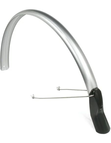 Spatbordset Eurofender Scatto 28" x 51 mm - zilver