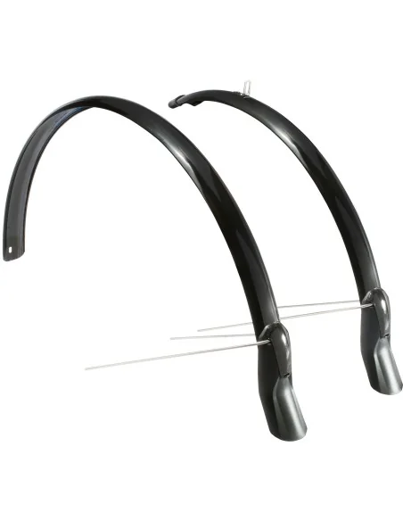 Spatbordset Eurofender Scatto 28" x 51 mm - zwart