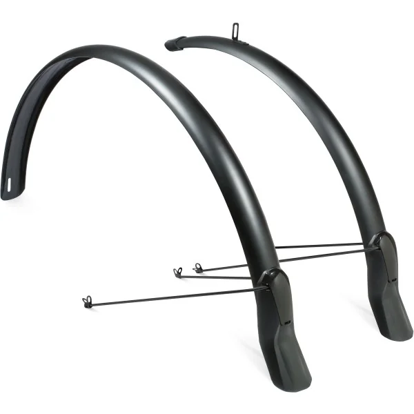 Spatbordset Eurofender Scatto 28" x 51 mm - mat zwart