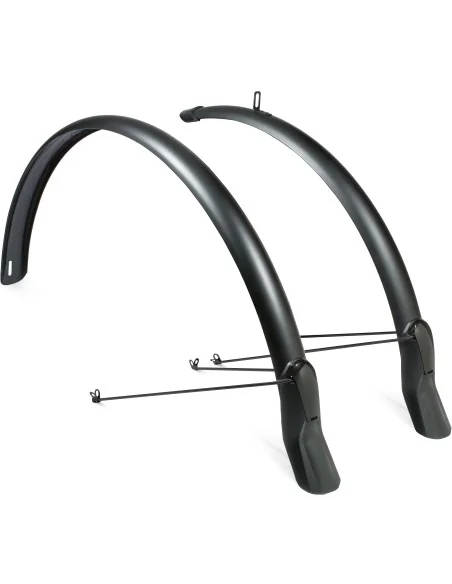 Spatbordset Eurofender Scatto 28" x 51 mm - mat zwart
