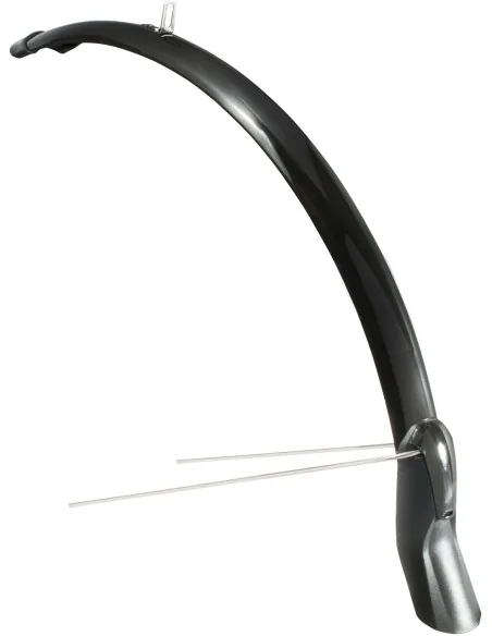 Voorspatbord Eurofender Scatto 28" x 51 mm - zwart