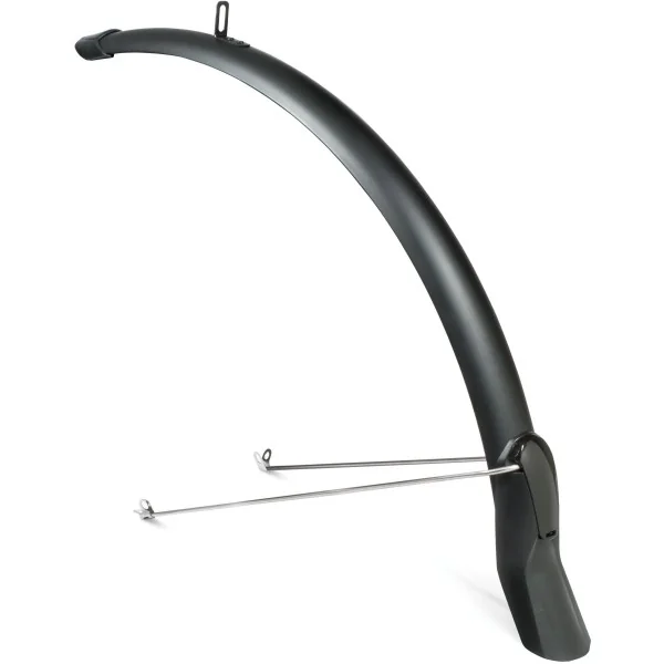 Voorspatbord Eurofender Scatto 28" x 51 mm - mat zwart