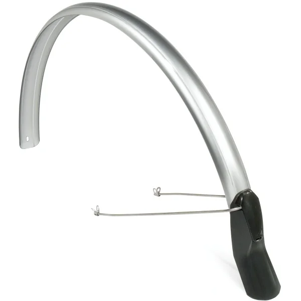 Achterspatbord Eurofender Scatto 28" x 51 mm - zilver