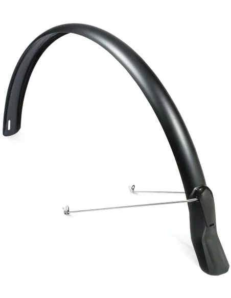 Achterspatbord Eurofender Scatto 28" x 51 mm - mat zwart