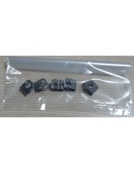 RVS bevestigingsclip voor Eurofender spatbordstang - 5 stuks