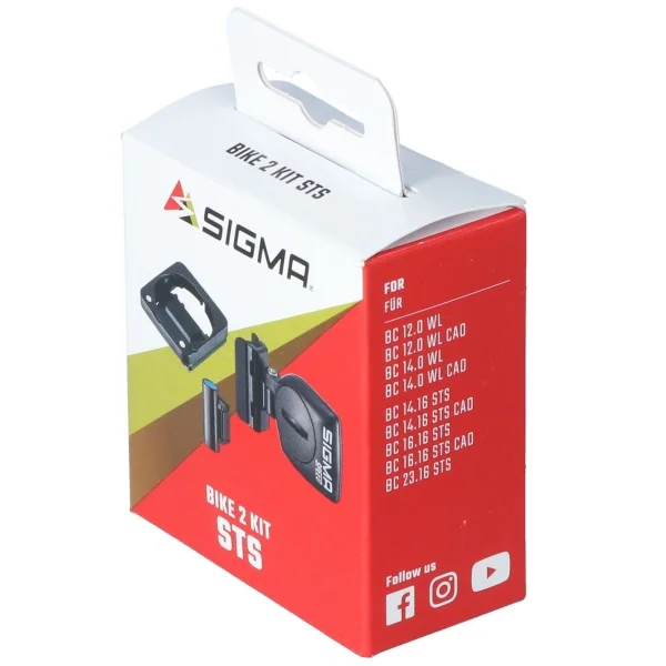 Snelheidszenderset Sigma 2450 (sensor + spaakmagneet + stuurhouder)