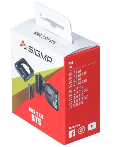 Snelheidszenderset Sigma 2450 (sensor + spaakmagneet + stuurhouder)